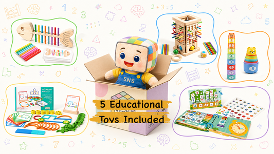 5-in-1 Brain Development Bundle – Includes 5 Educational Toys
