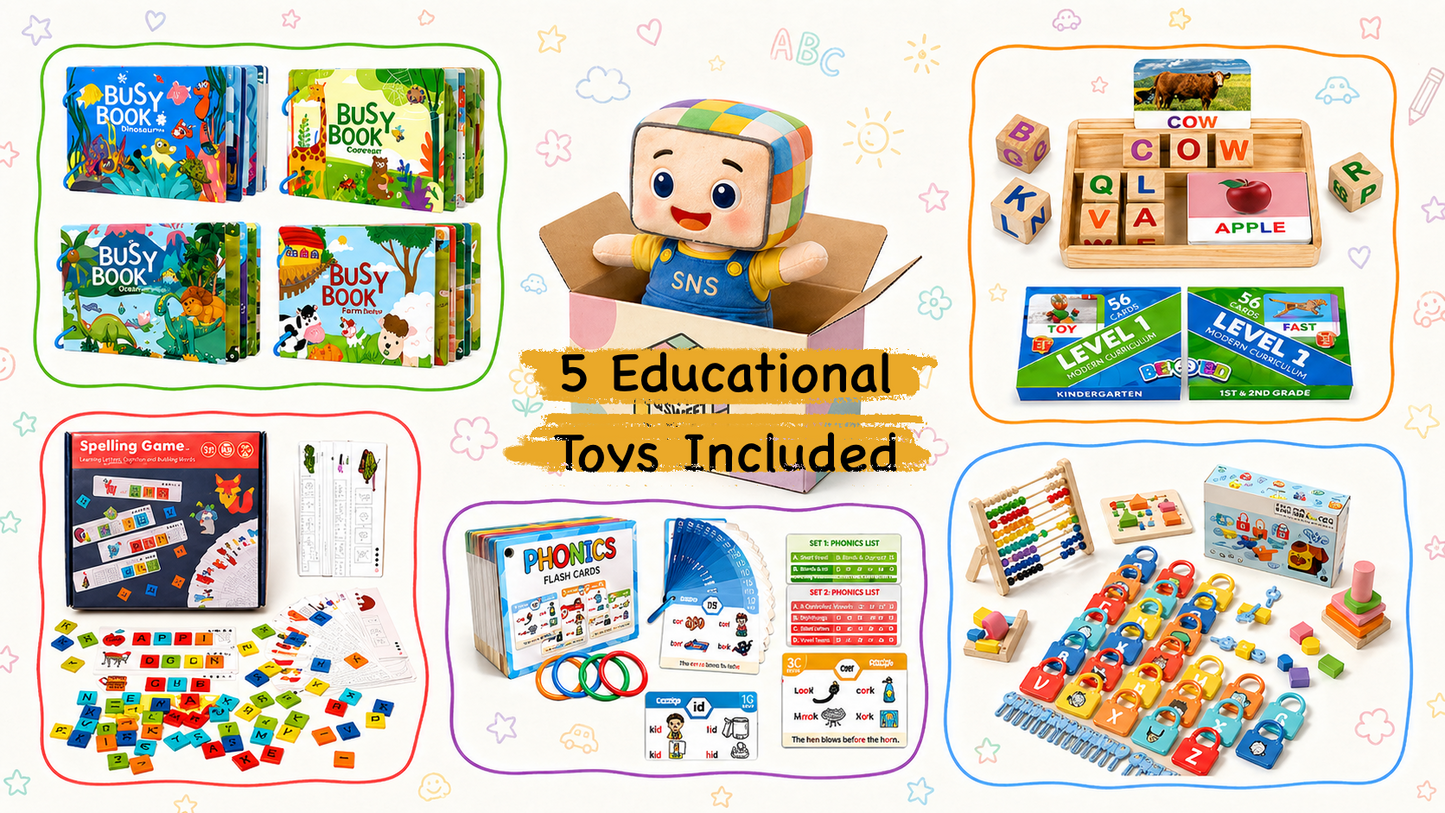 5-in-1 Alphabet Learning Bundle - Includes 5 Educational Games