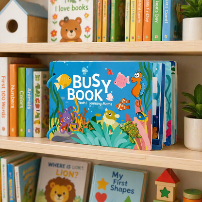 Alphabet Busy Book for Kids | Educational Learning Toy for Toddlers | Enhance Letter Recognition and Fine Motor Skills with Engaging Activities